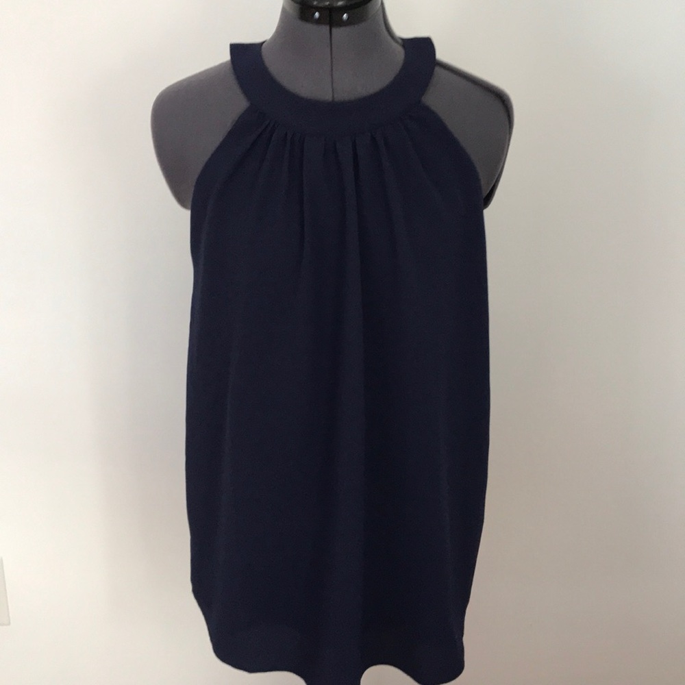 Navy blue tank top never worn. Great condition